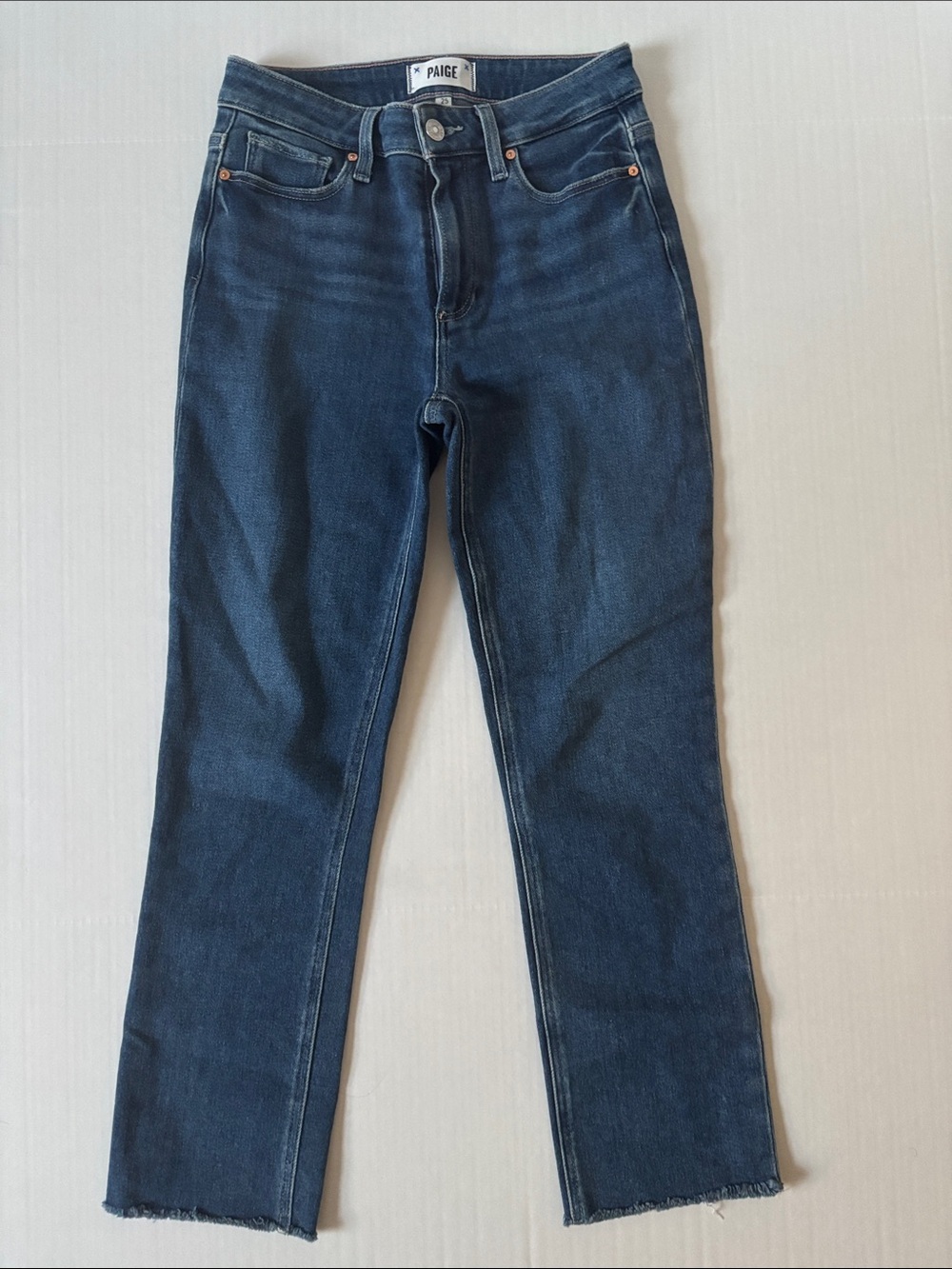 PAIGE Cindy Crop Wonderwall High Rise Jeans Size 25